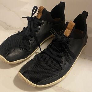 Vivo Barefoot Black and Tan Athletic Shoes